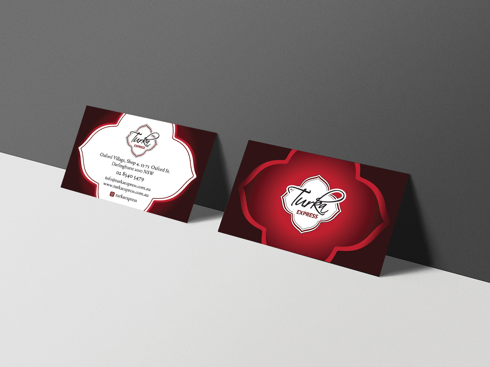 Turka Restaurant & Cafe Menu Corporate Identyty Business Card and Logo