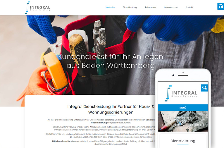 Integral - Germany - Responsive Web Site & Corporate Identity