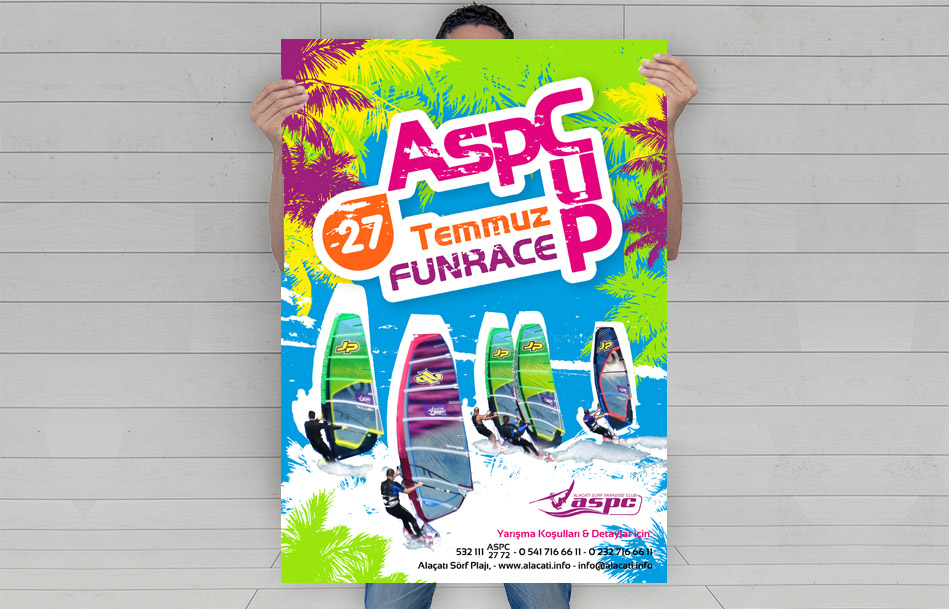 ASPC Alaçatı Çeşme - Etkinlik afiş tasarım, ilan tasarımı