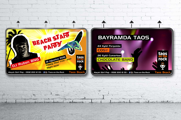 Billboard ve Roll Up Tasarımları