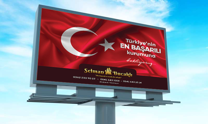 Eğitim Kurumu Billboard Branda Tasarımı