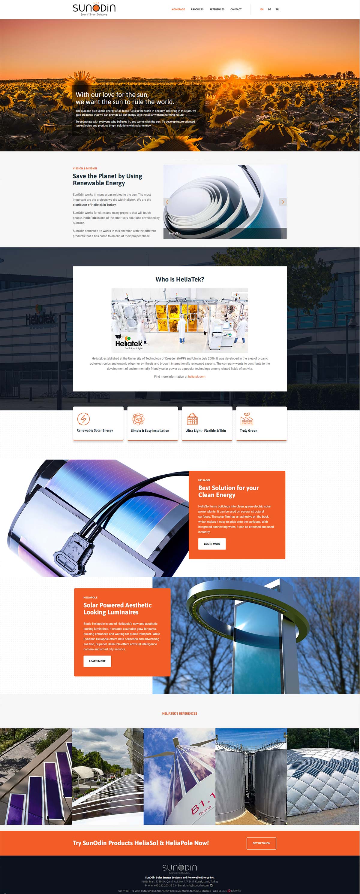 Enerji Sistemleri Websitesi Tasarımı