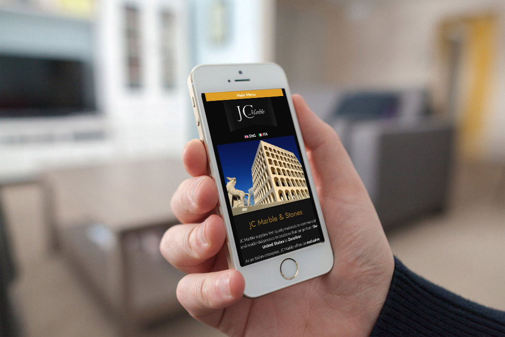 JC Marble İzmir, Roma - Responsive Joomla Website Tasarımı