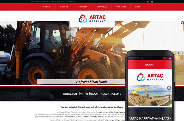 Construction Company Corporate Website Design