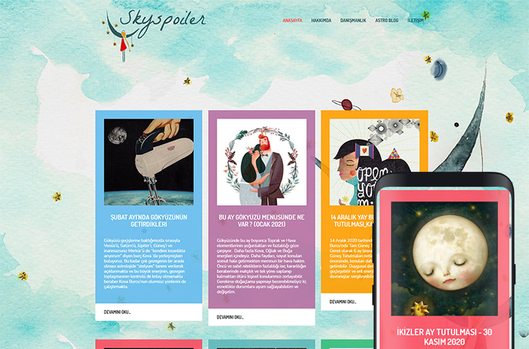 Astrology Consultancy Blog Site Design
